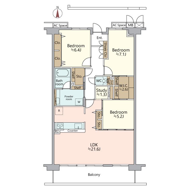 物件の間取り画像