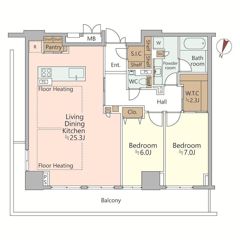 物件の間取り画像