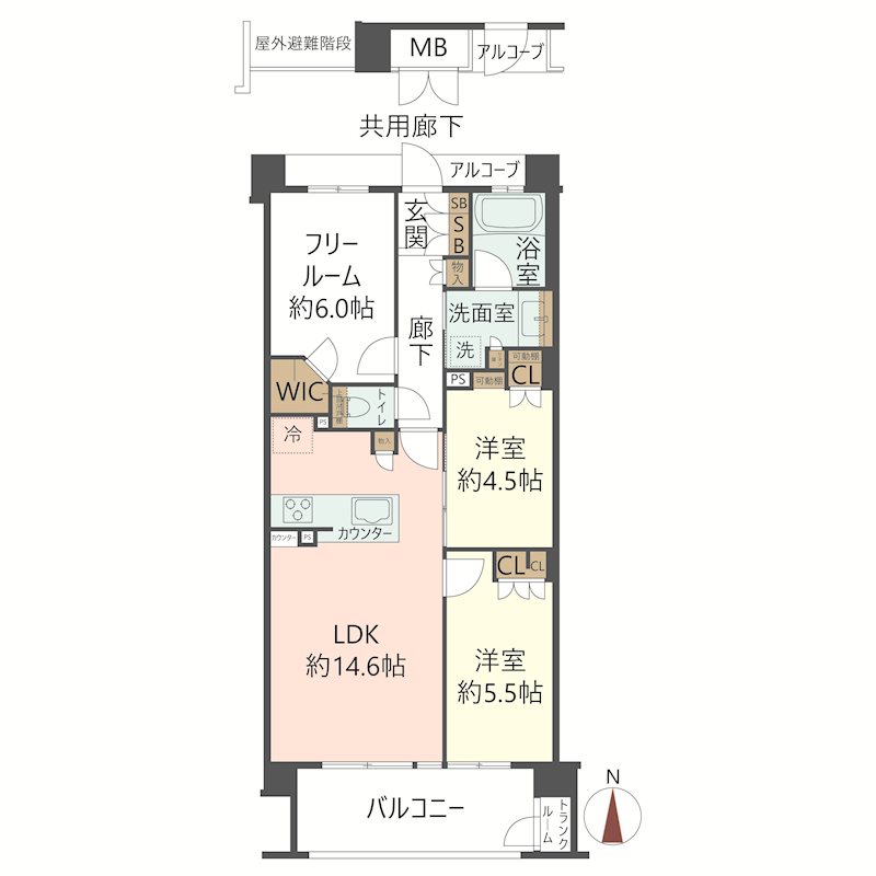 物件の間取り画像