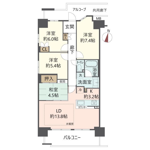 物件の間取り画像