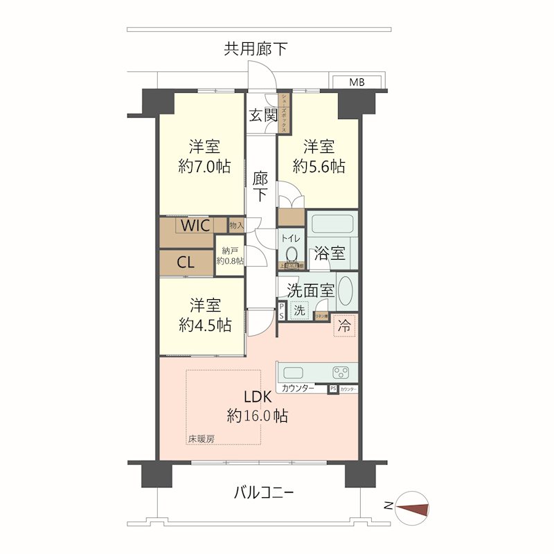物件の間取り画像