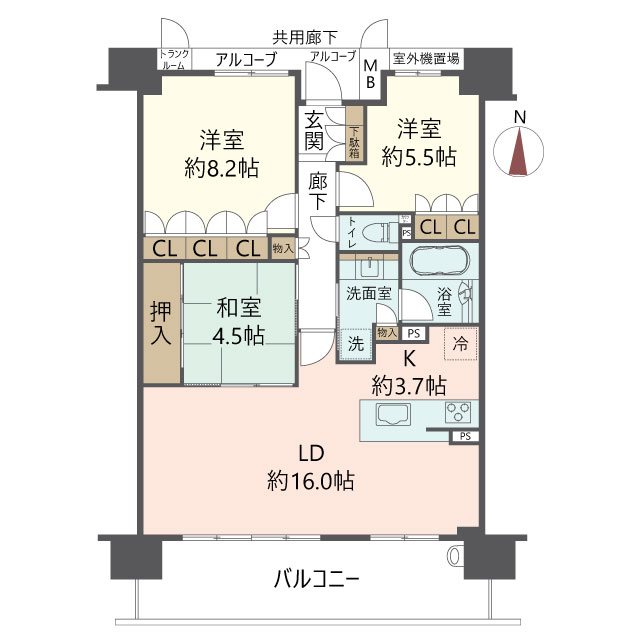 物件の間取り画像