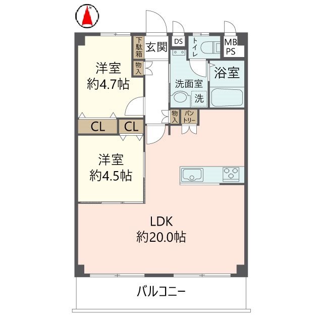 物件の間取り画像