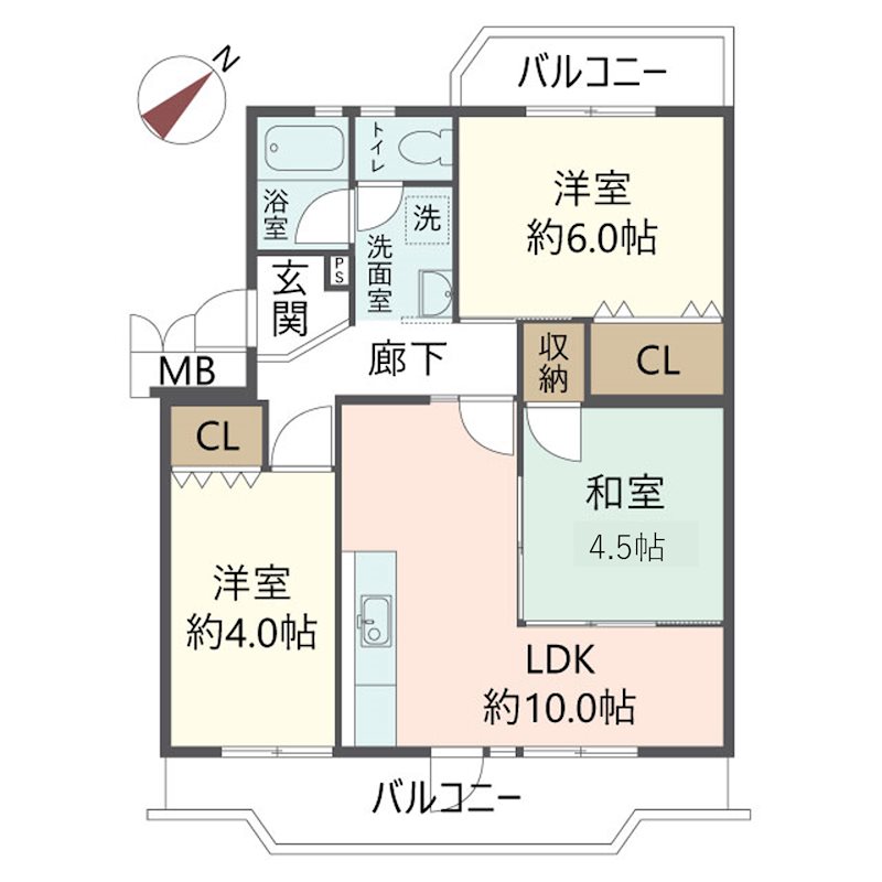 物件の間取り画像