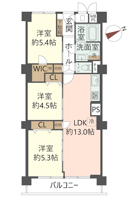 物件の間取り画像