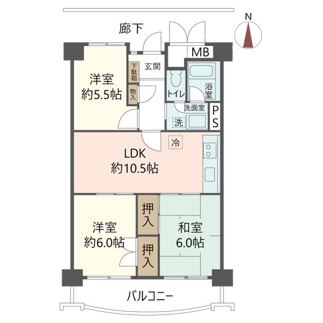 物件の間取り画像