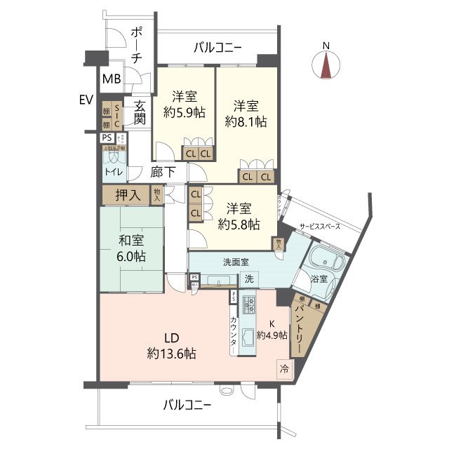 物件の間取り画像