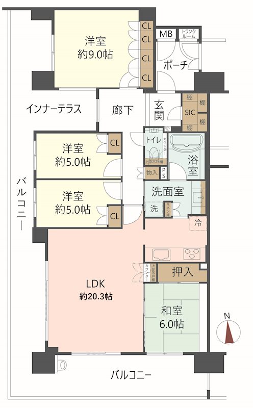物件の間取り画像