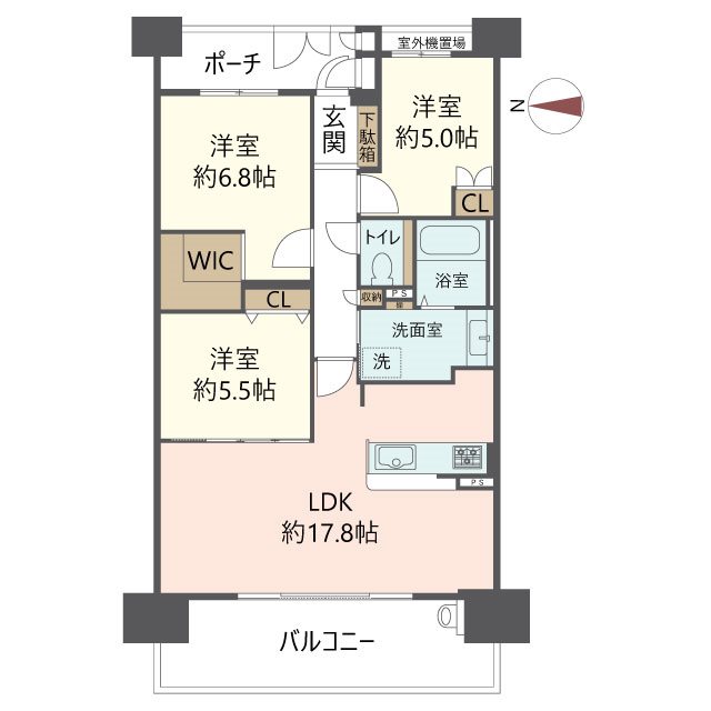 物件の間取り画像