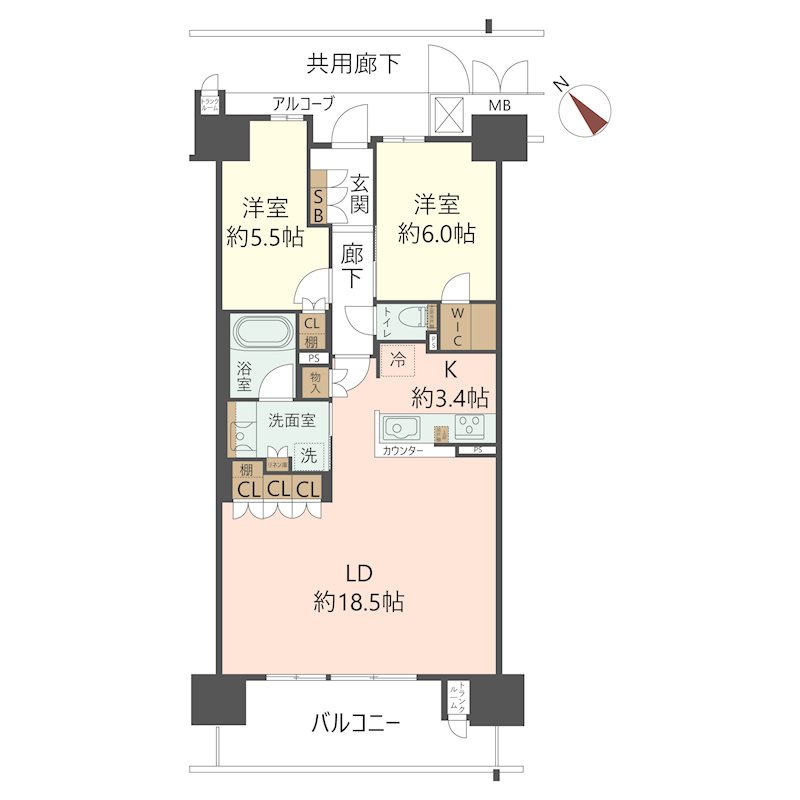物件の間取り画像