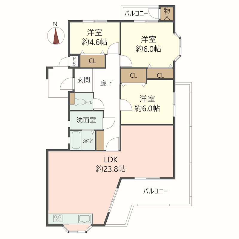 物件の間取り画像
