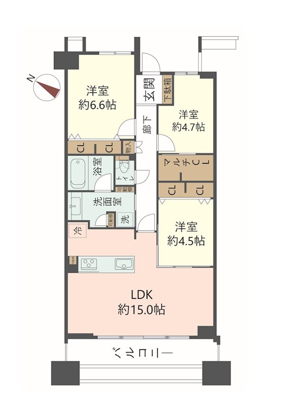 物件の間取り画像