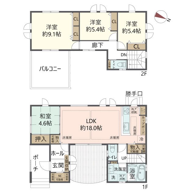 物件の間取り画像