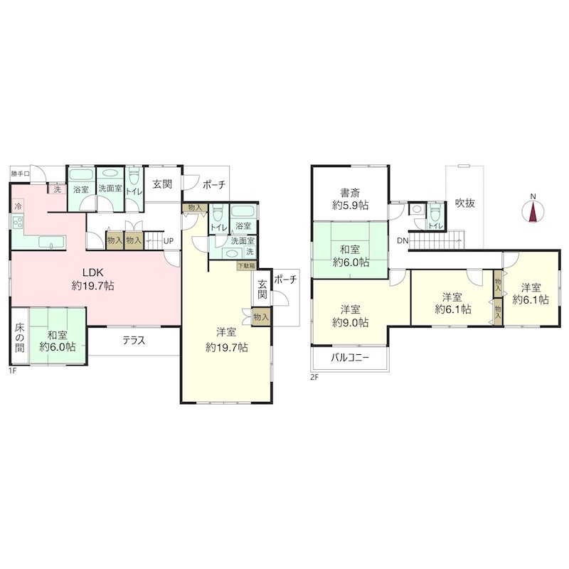 物件の間取り画像