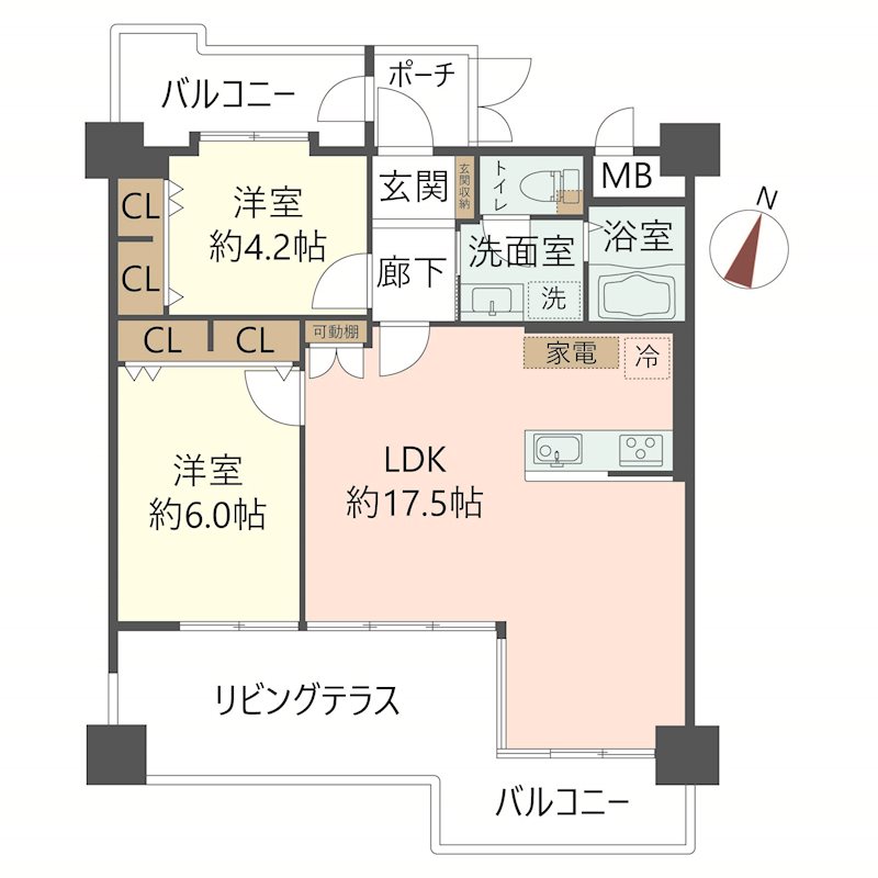 物件の間取り画像