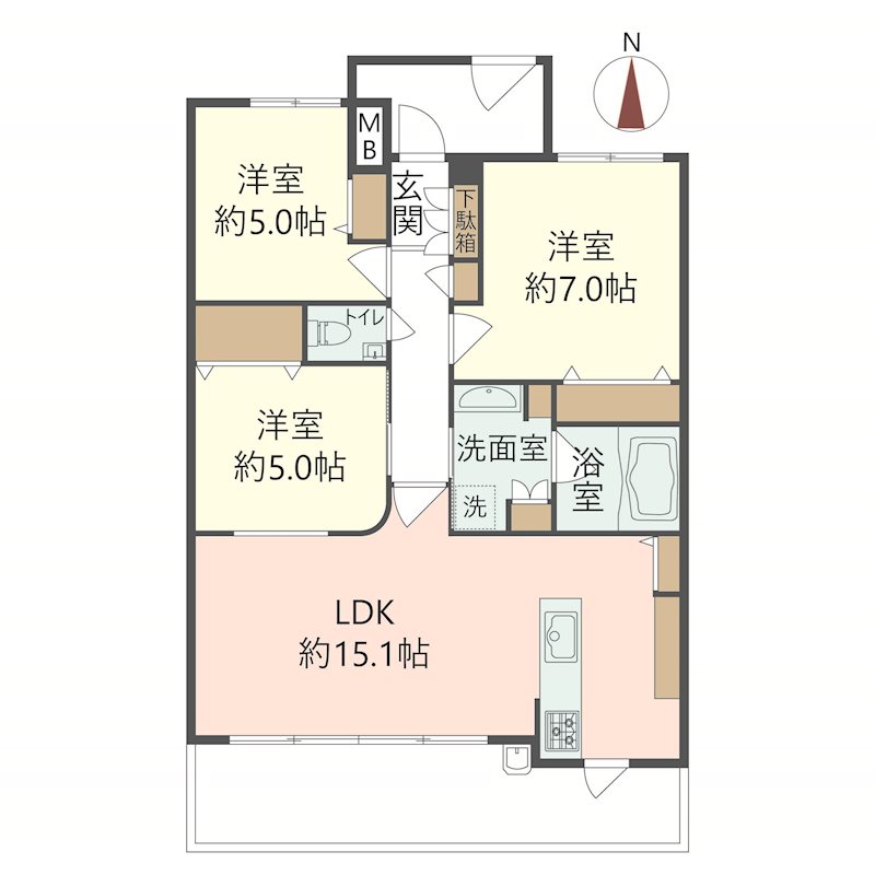物件の間取り画像