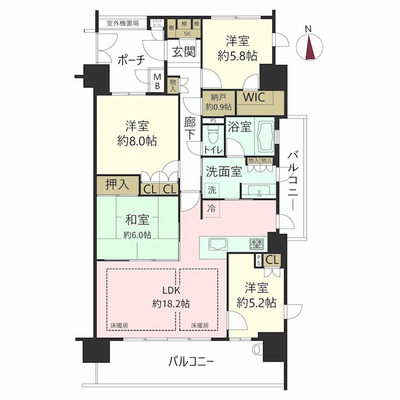 物件の間取り画像