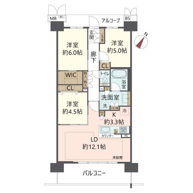 物件の間取り画像