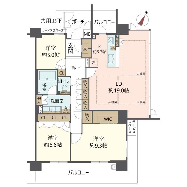 物件の間取り画像