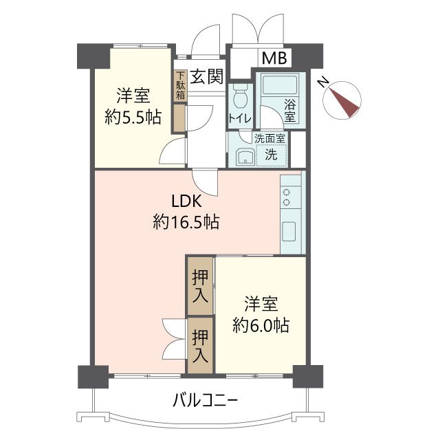 物件の間取り画像