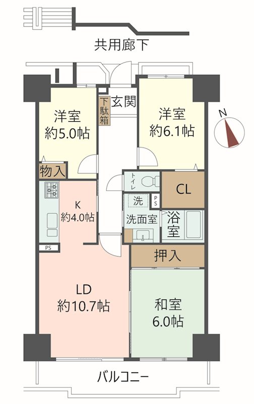 物件の間取り画像