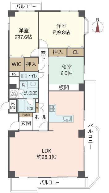 物件の間取り画像