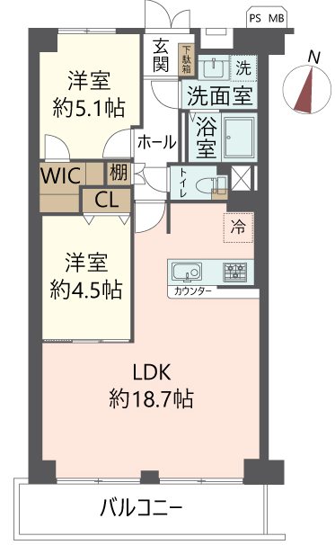 物件の間取り画像