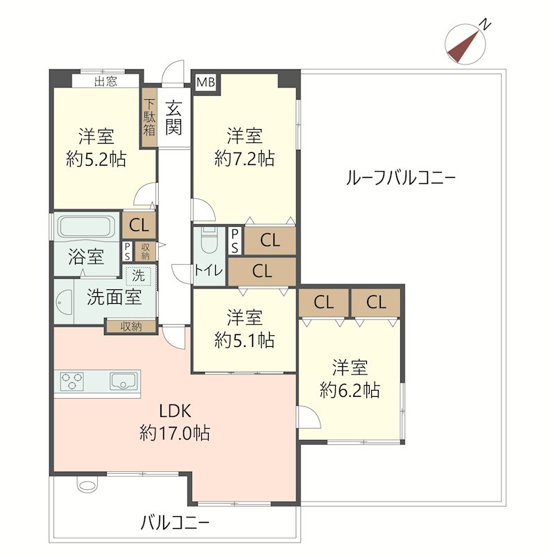 物件の間取り画像