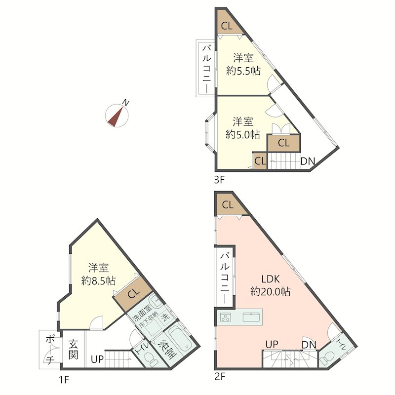 物件の間取り画像