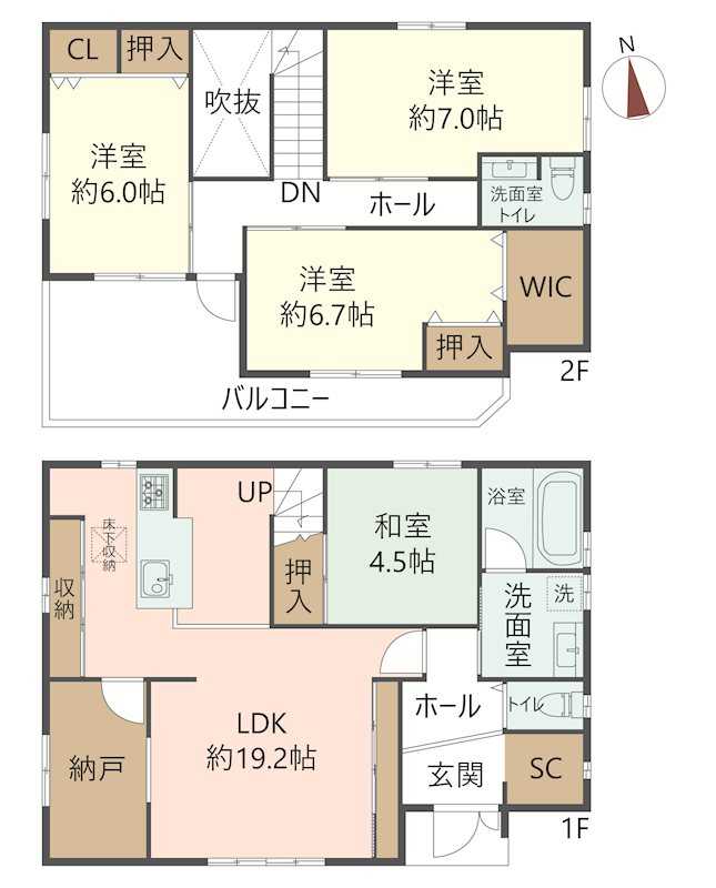 物件の間取り画像