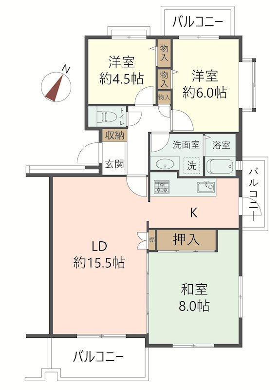 物件の間取り画像