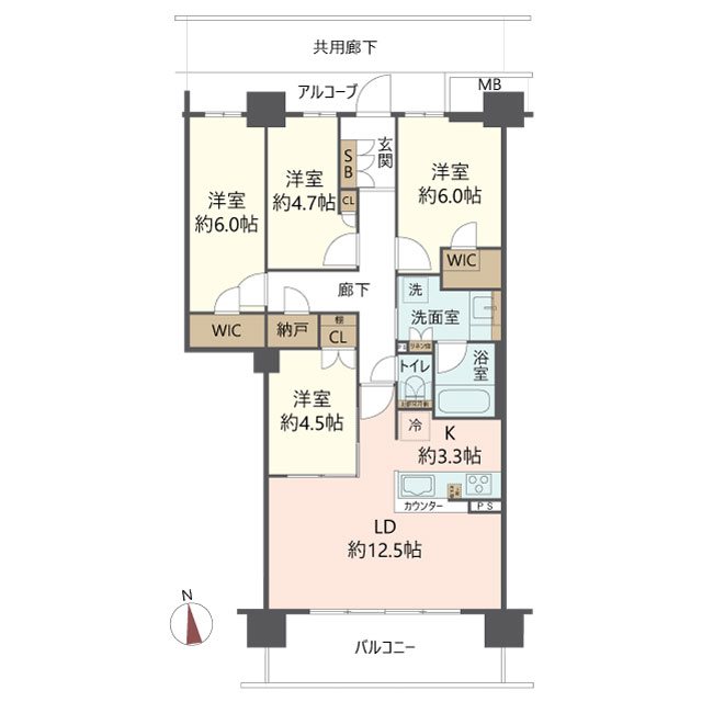 物件の間取り画像