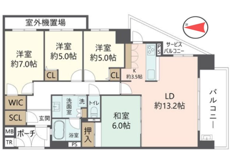 物件の間取り画像
