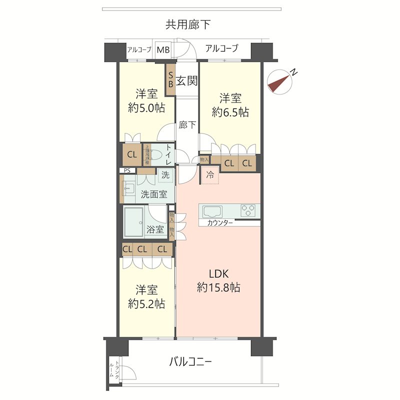 物件の間取り画像