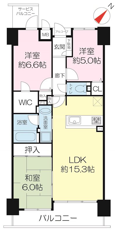 物件の間取り画像