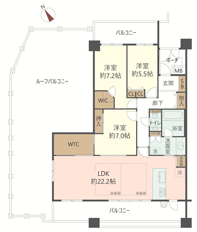 物件の間取り画像