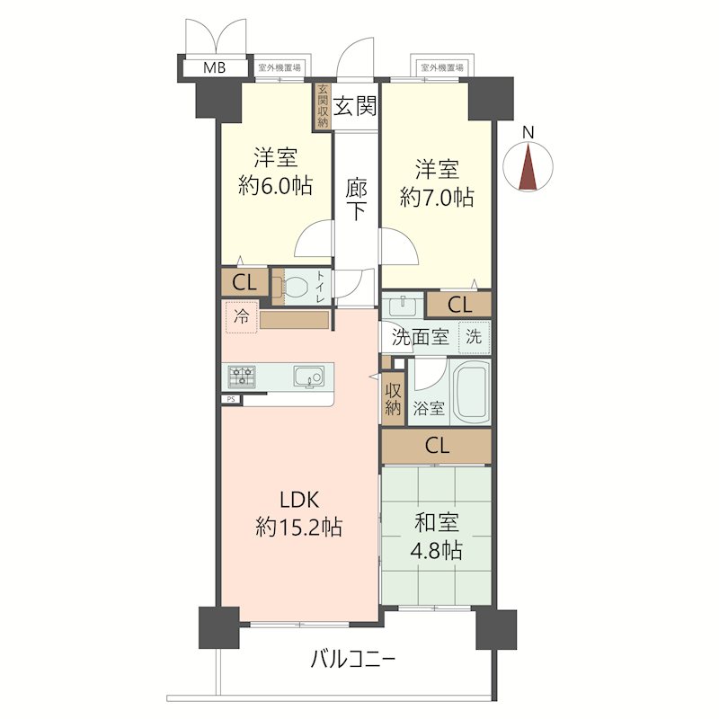 物件の間取り画像