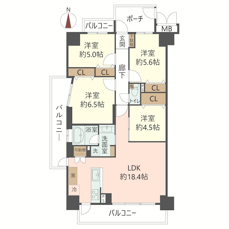 物件の間取り画像