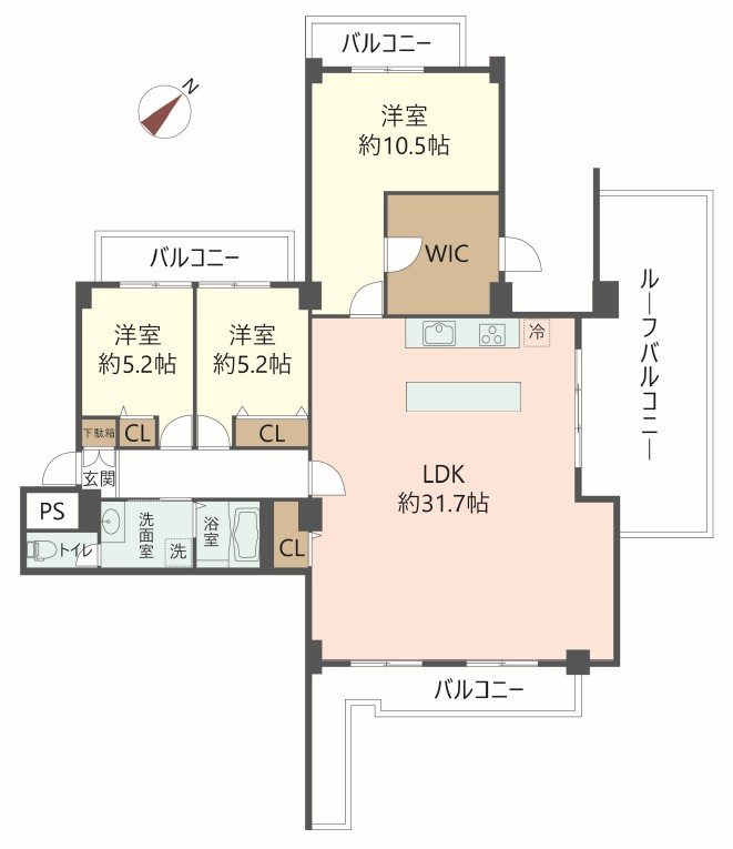 物件の間取り画像