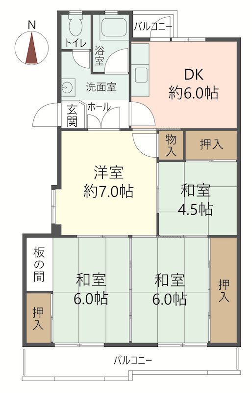 物件の間取り画像