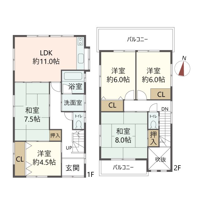 物件の間取り画像