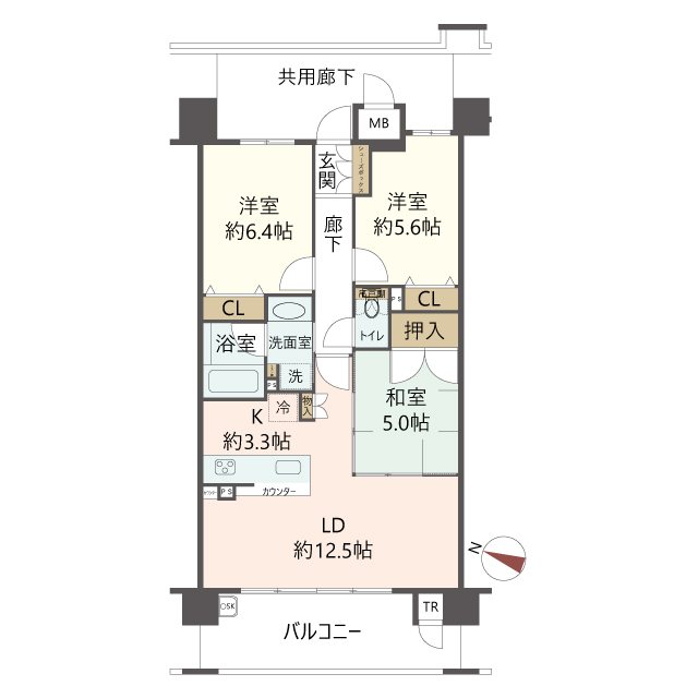 物件の間取り画像