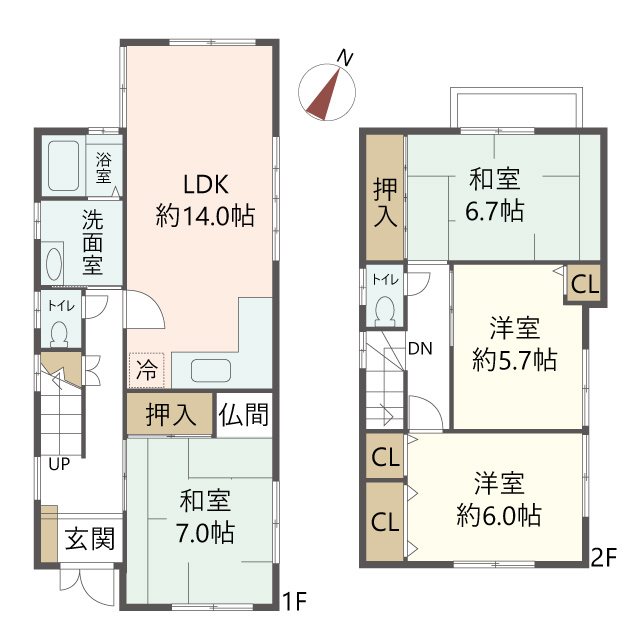 物件の間取り画像