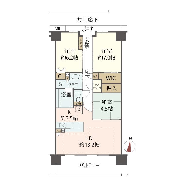 物件の間取り画像