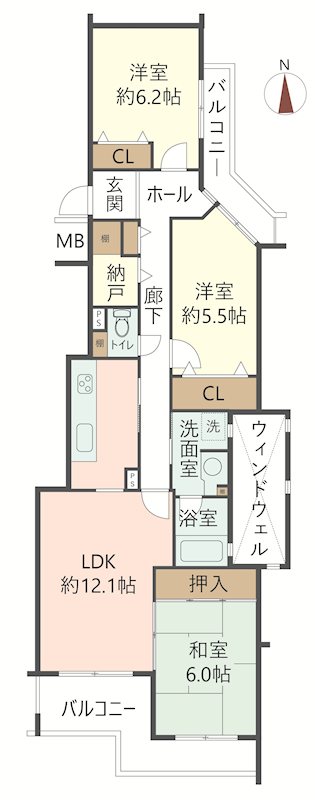 物件の間取り画像