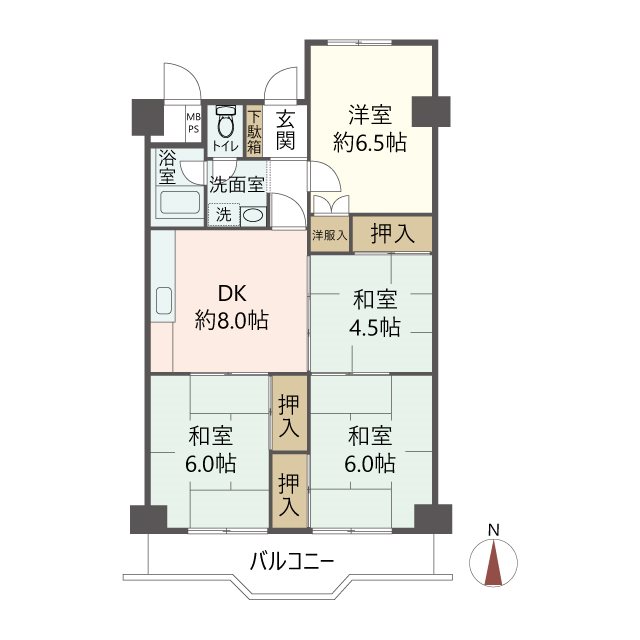 物件の間取り画像