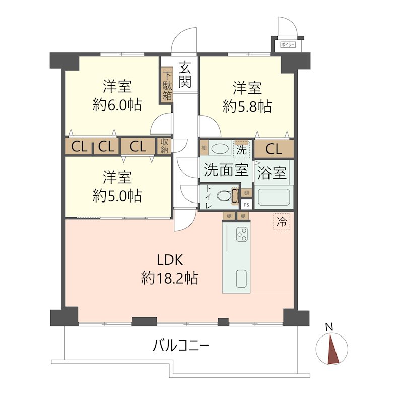 物件の間取り画像