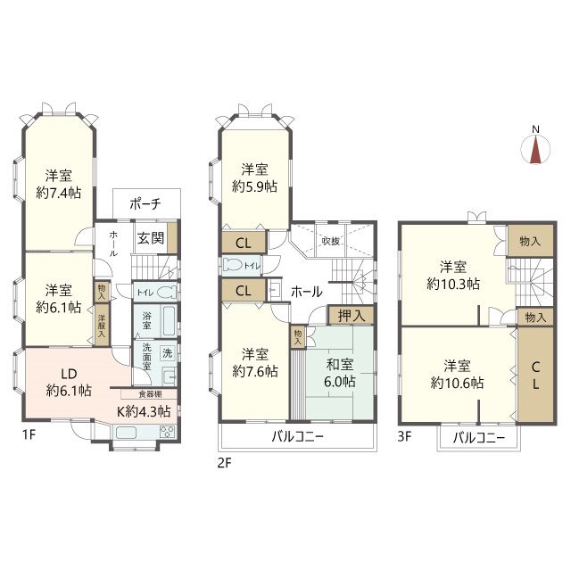 物件の間取り画像
