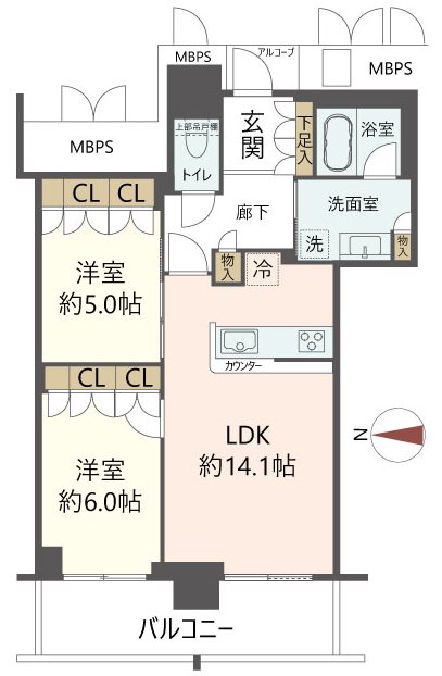 物件の間取り画像