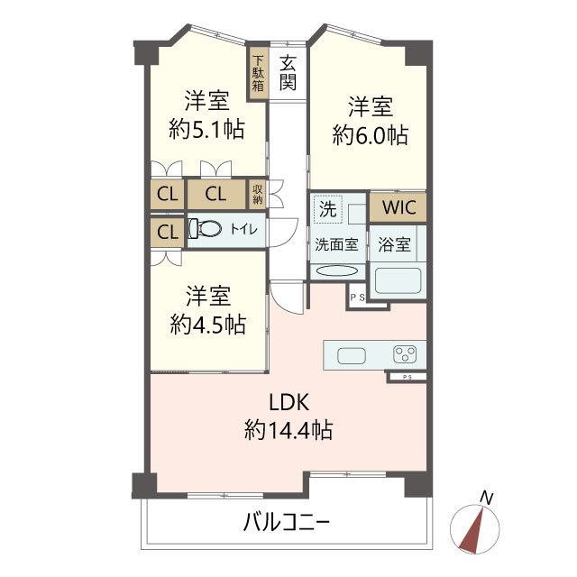 物件の間取り画像